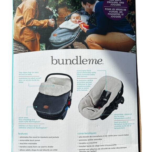 NWT Bundle Me infant 0 to 12 months, plush warm carrier liner - Picture 8 of 9